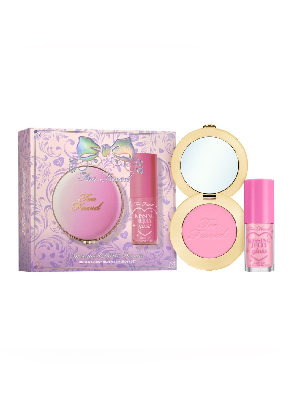 Too Faced Dream A Little Dream Blush & Lip Gloss Set - $55 value